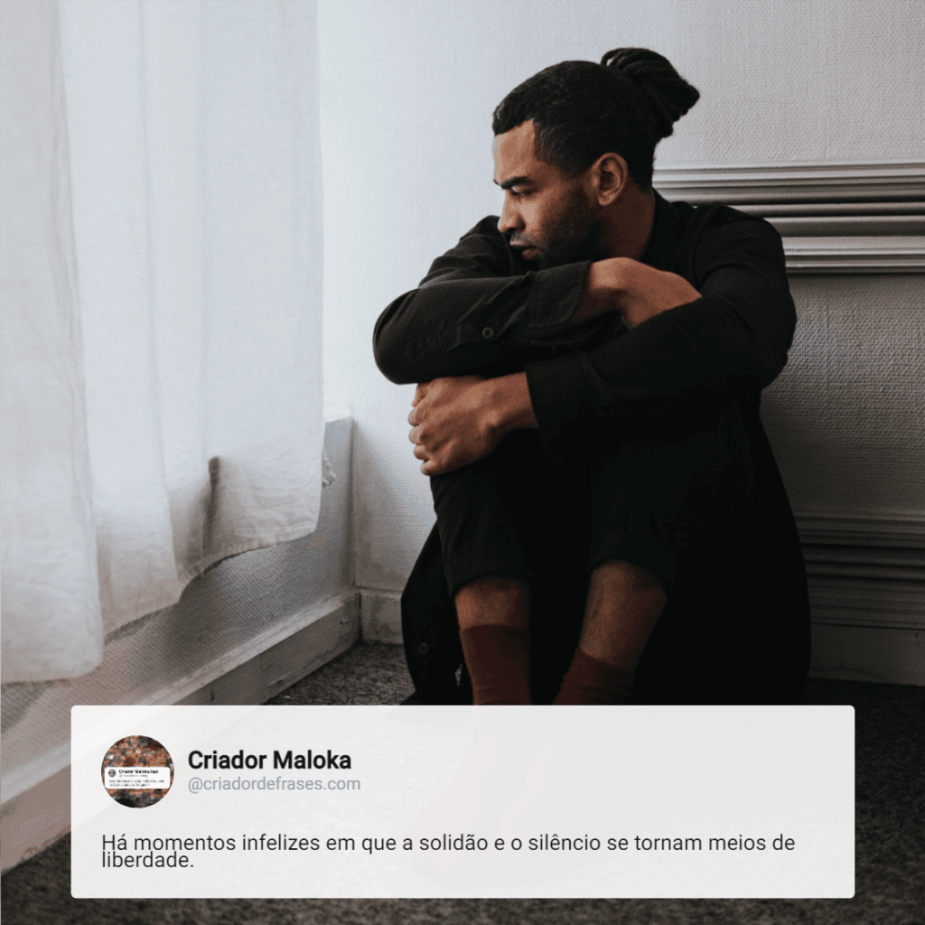 Frases de solidão para status