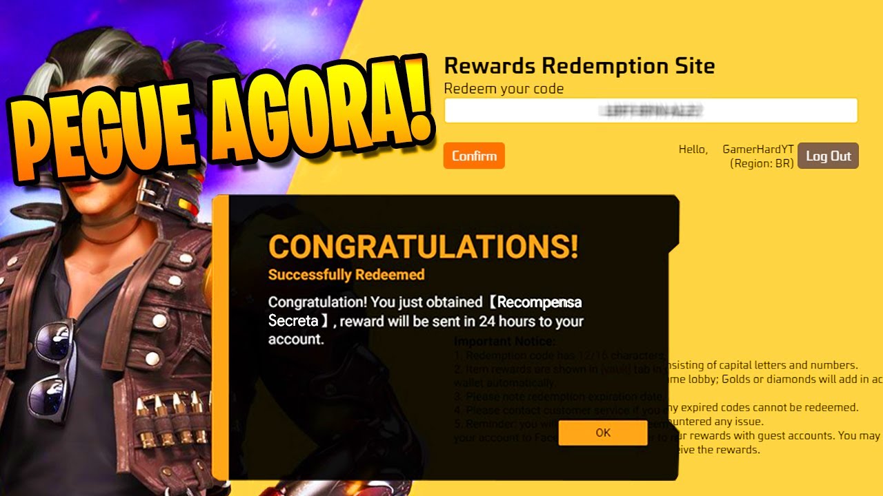 CODIGUIN FF: novo código Free Fire do punho; resgatar no Rewards