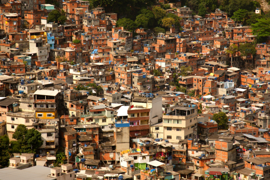 Fotos em favelas